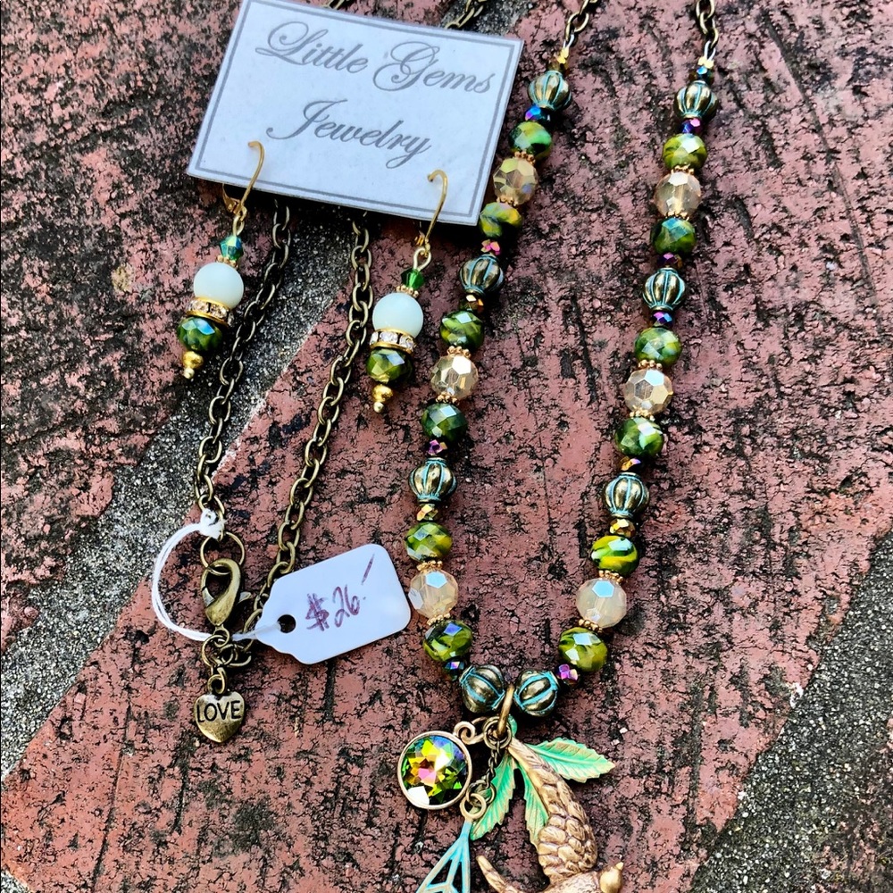Springtime Swallow Necklace ๐ - Picture 2 of 5